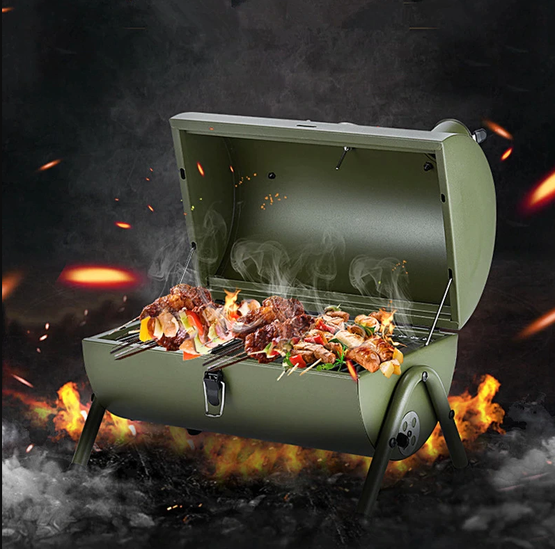 Barbecue Portable Valiant – Petit BBQ à Charbon Pour Camping, Plage Et Festivals